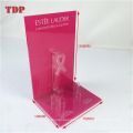 Wholesale Custom Red Lipstick and Eyeshadow Acrylic Cosmetic Display Stand